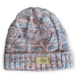 Angela & William Women's Sherpa Fleece Lined Cable Knit Beanie O/S